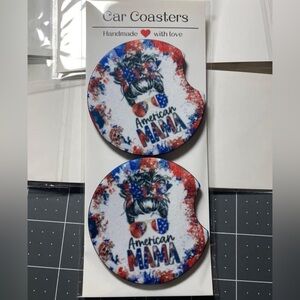 American Mama - Car Coasters